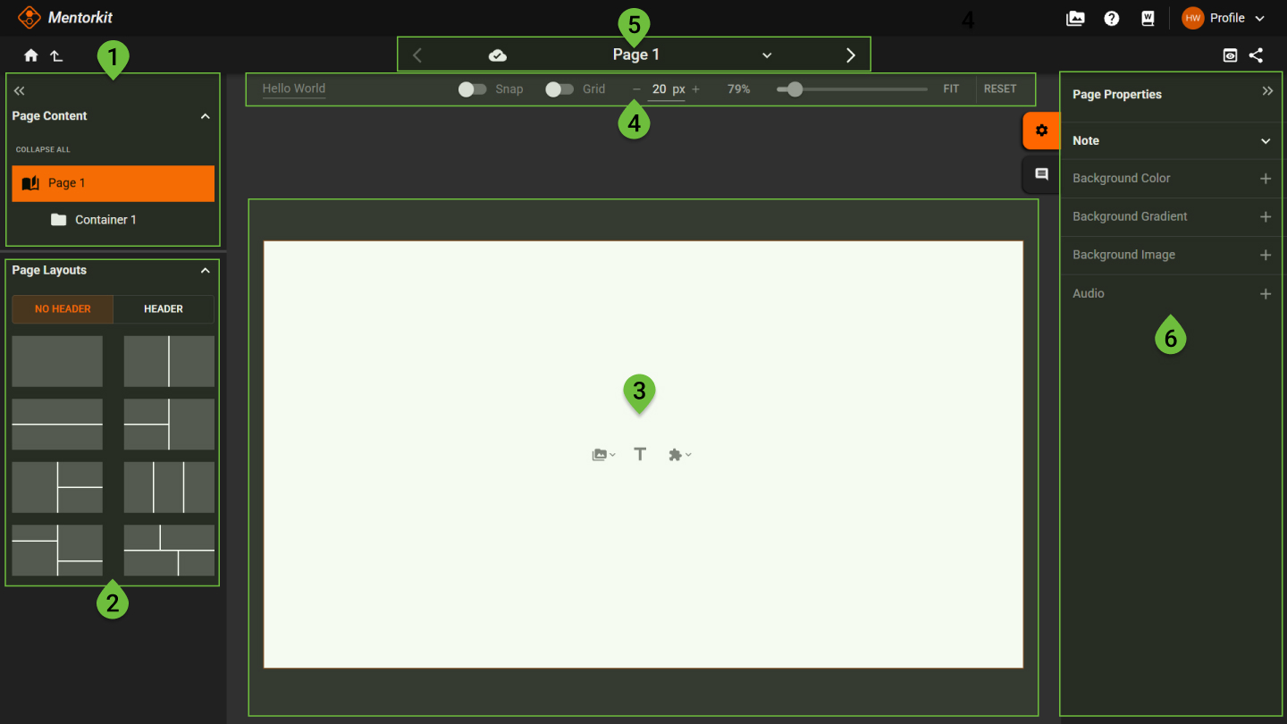 Overview of the Course Editor